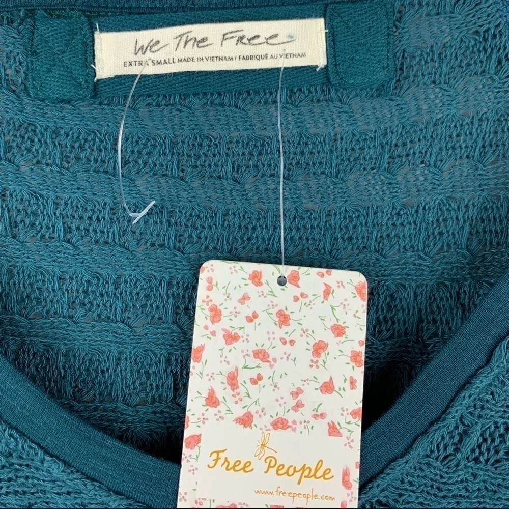 NWT We the Free by Free People Thien Hacci loose knit sweater, size XS